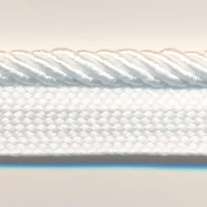 Twill Piping #01 White