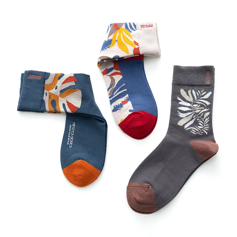 Unisex Harajuku Colorful Full Socks -1 Pair