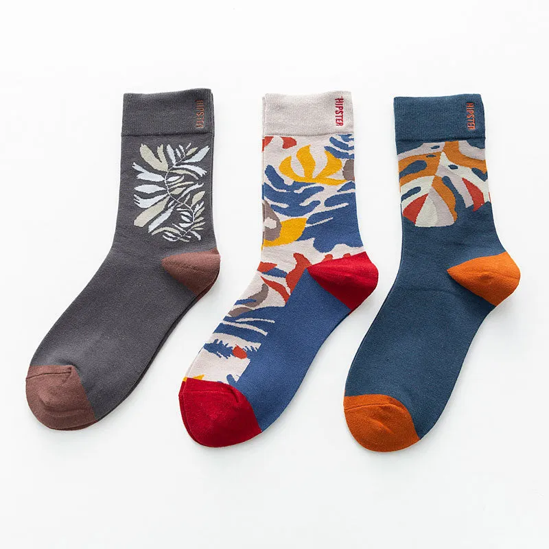 Unisex Harajuku Colorful Full Socks -1 Pair