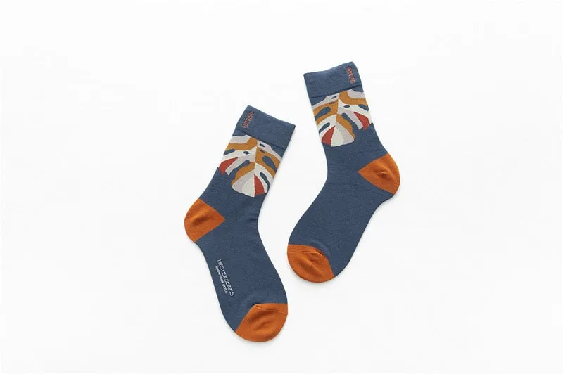 Unisex Harajuku Colorful Full Socks -1 Pair