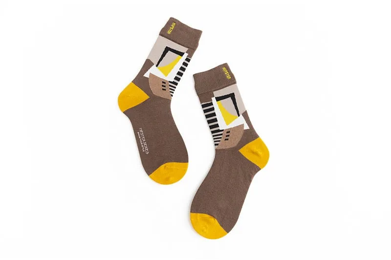 Unisex Harajuku Colorful Full Socks -1 Pair