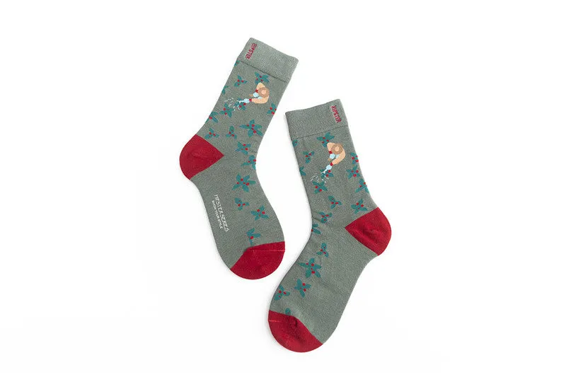 Unisex Harajuku Colorful Full Socks -1 Pair