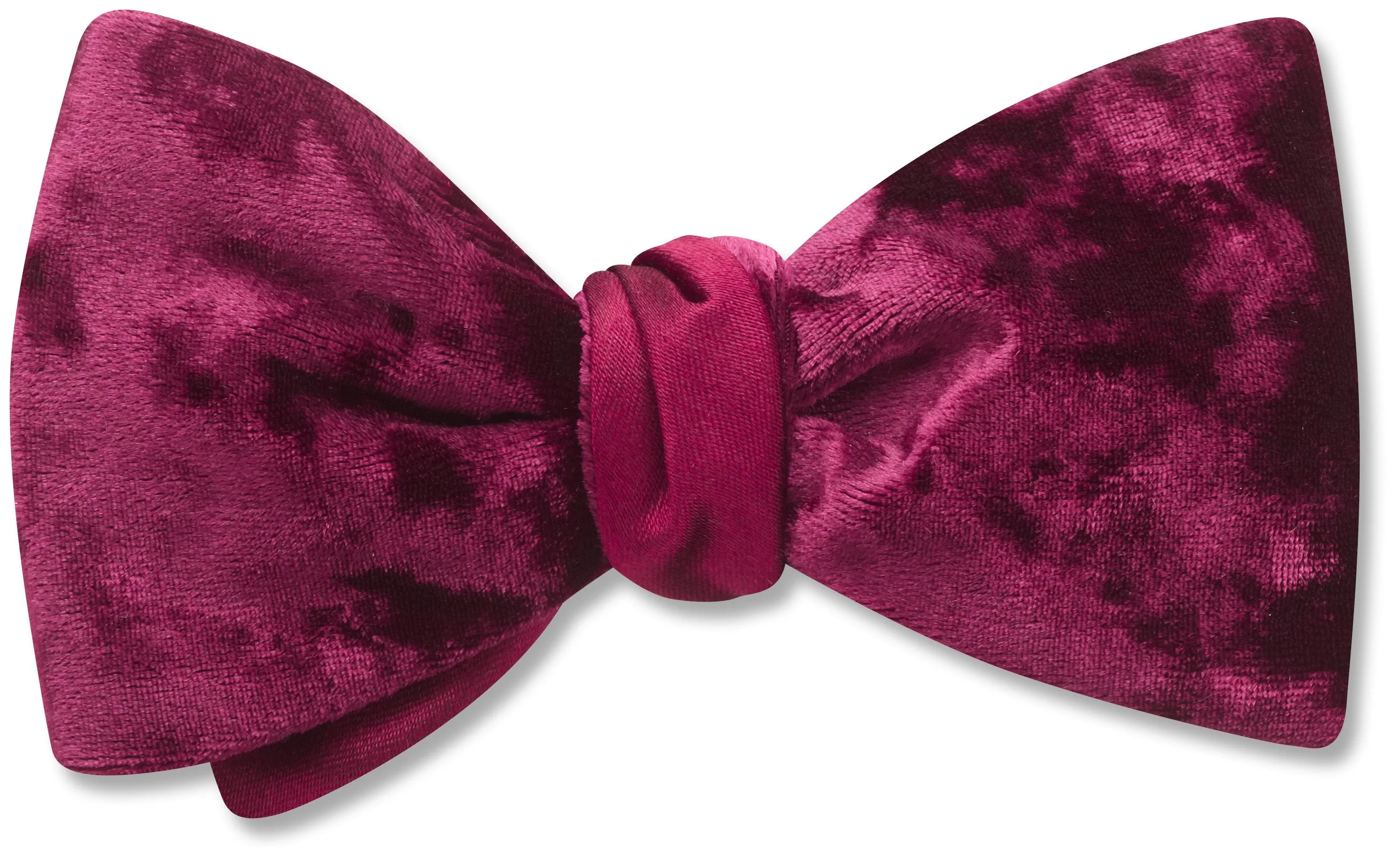 Velvet Wine - reversible bow ties