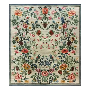 Vintage Floral Hand Tufted Rug