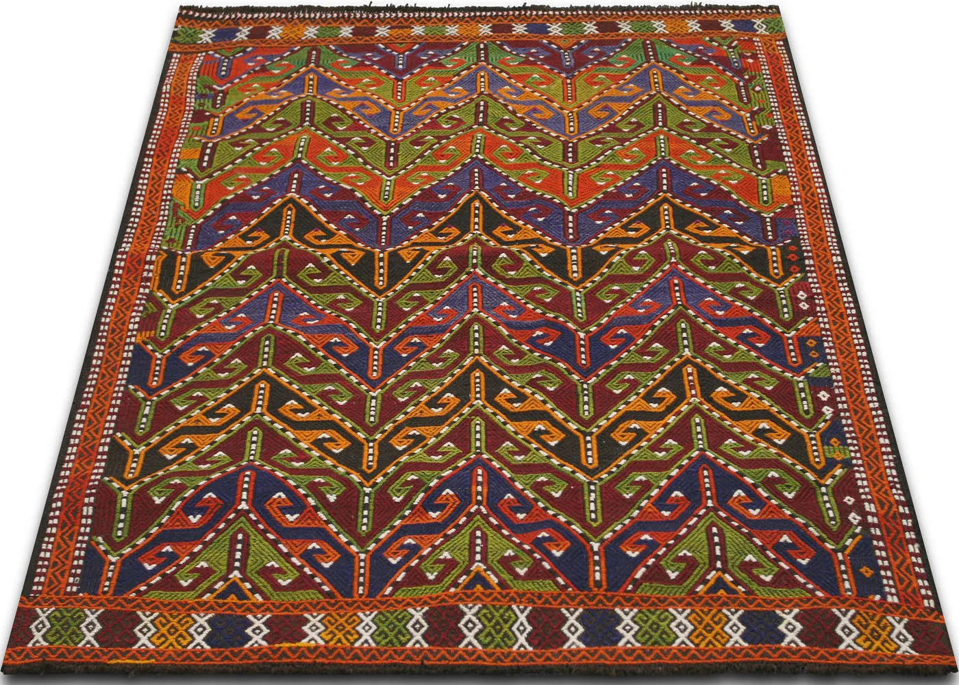Vintage Turkish Kilim - 3'9" x 4'5"