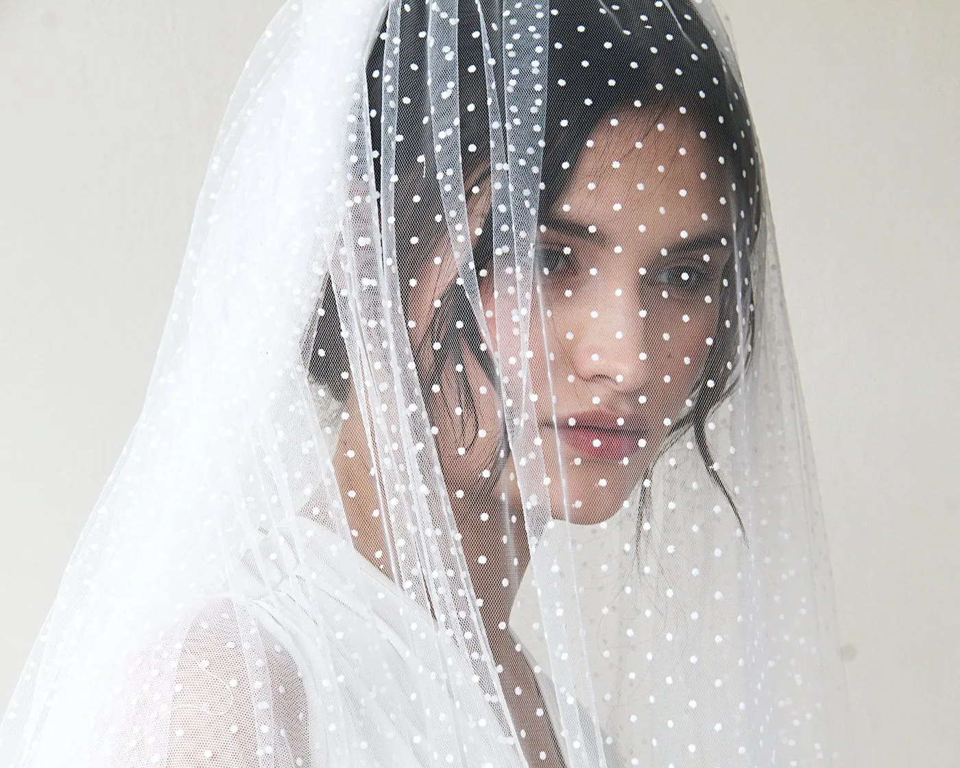 Wedding Dots Tulle Veil #4019