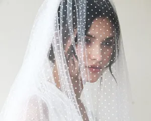 Wedding Dots Tulle Veil #4019