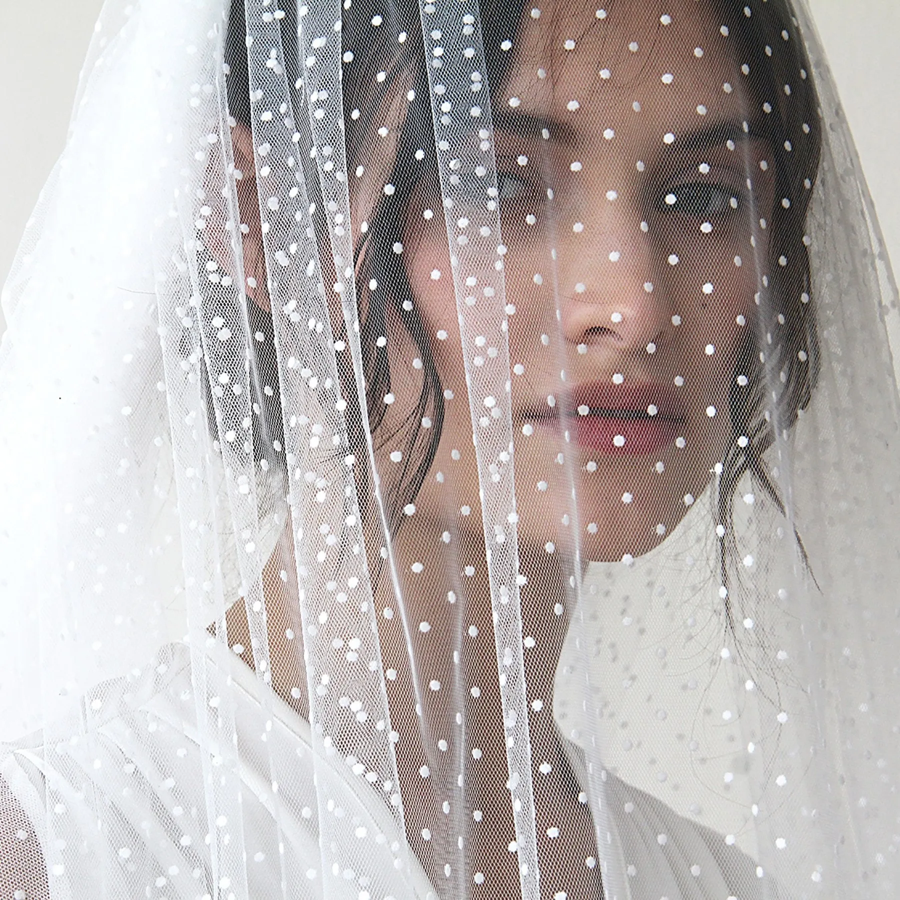 Wedding Dots Tulle Veil #4019