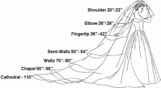 Wedding Dots Tulle Veil #4019