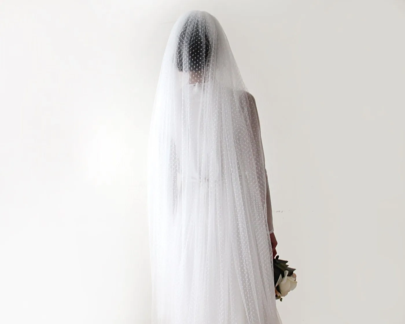 Wedding Dots Tulle Veil #4019
