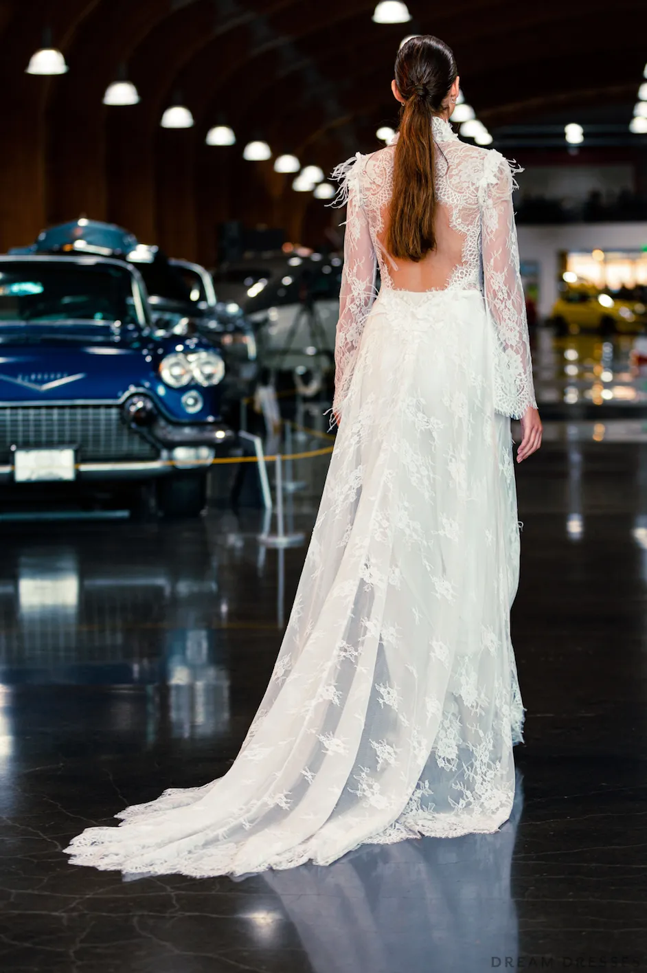White Bridal Ao Dai | Vietnamese Lace Bridal Dress (#ALANNAH)