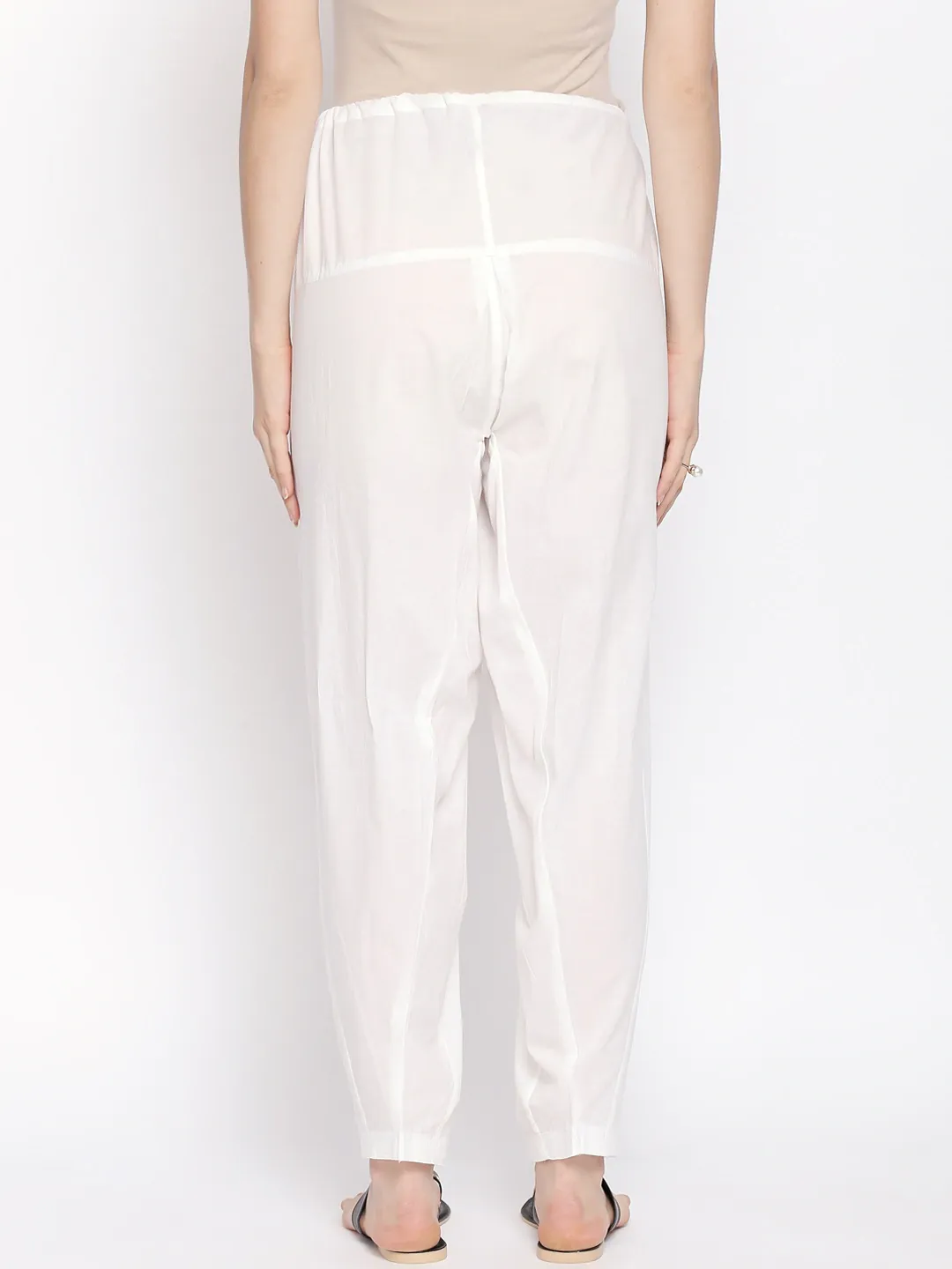 White cotton salwar