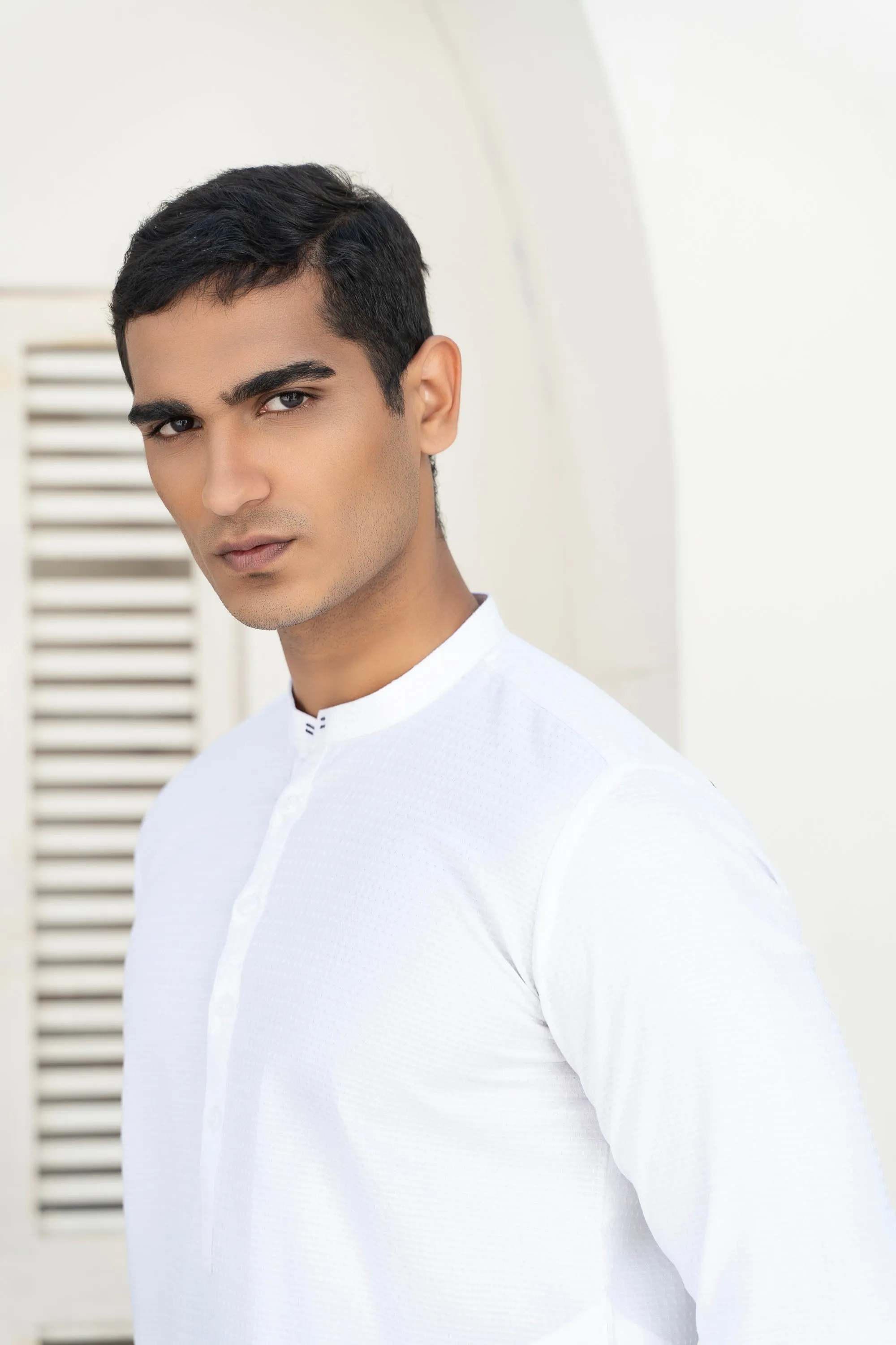 White Gents' Kurta
