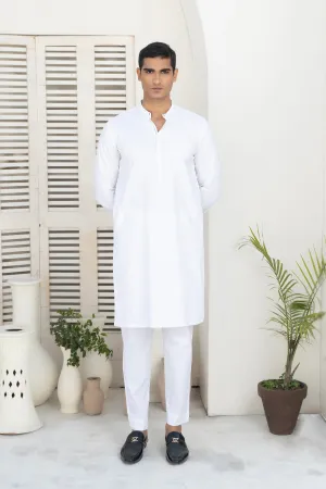 White Gents' Kurta