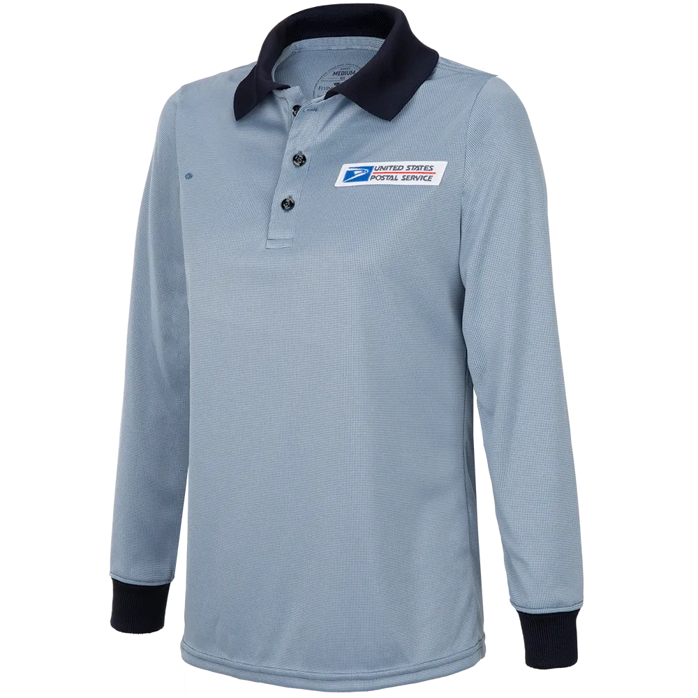 Women's Retail Clerk Long Sleeve Polo Shirt 100% Polyester NEW