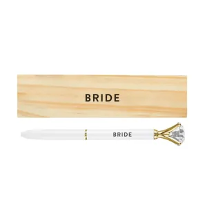 Wood Box with Gem Pen | Bride