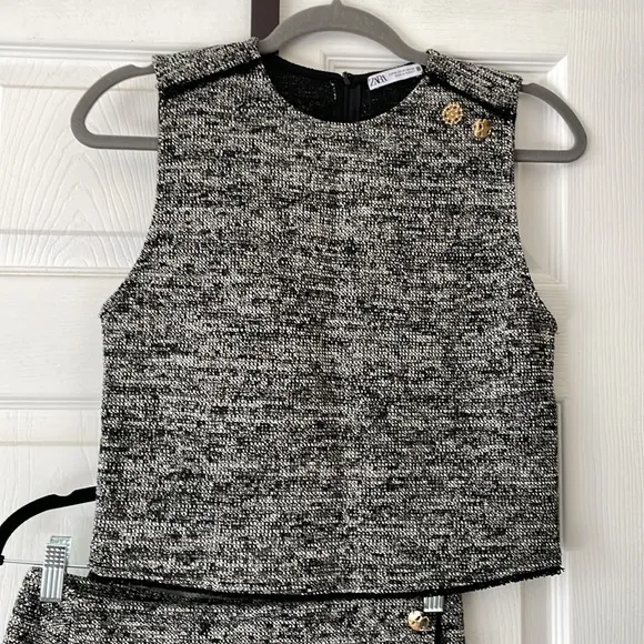Zara 2-Piece Mini Skirt Set — New!
